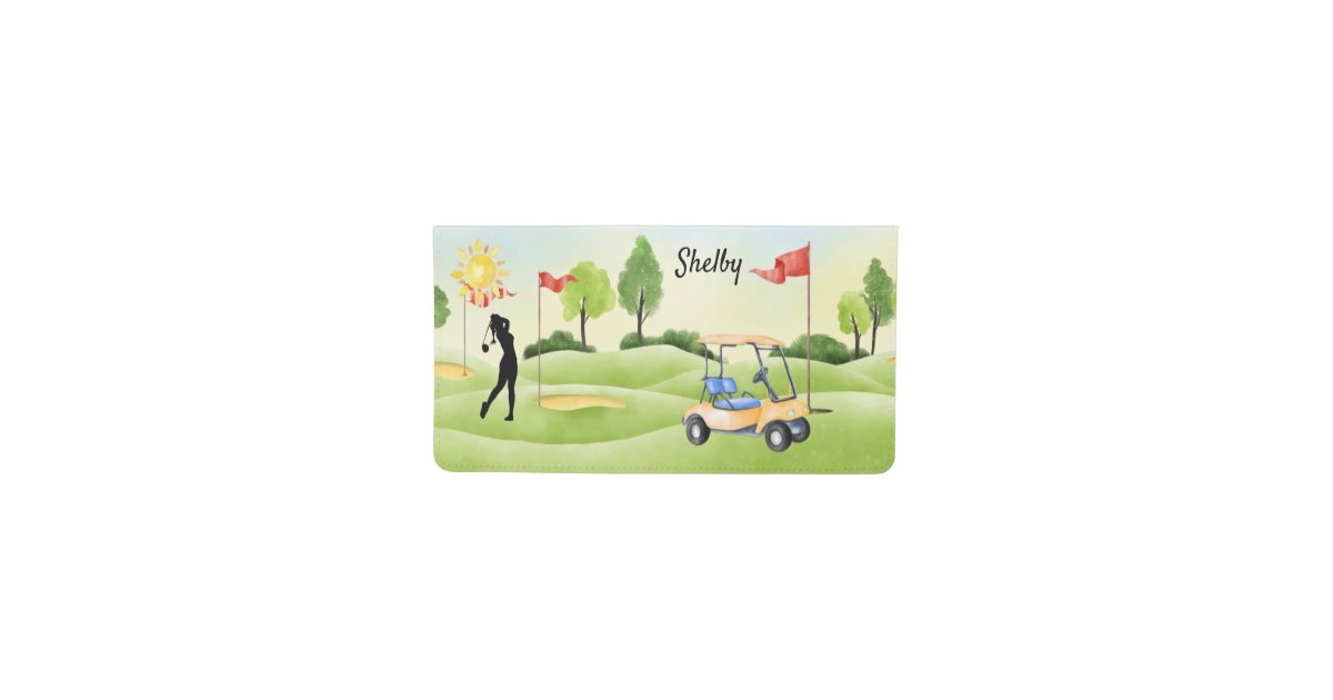 Watercolor Garden Checkbook Covers