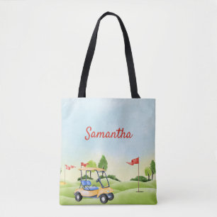 Golfer's Custom Tote Bag