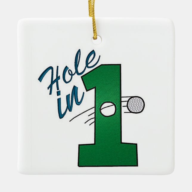 **GOLFER'S DREAM** CHRISTMAS ORNAMENT (Front)