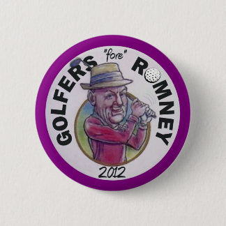 Golfers for Romney 2012 Button