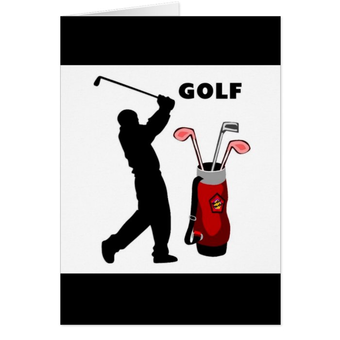 Golfers Greeting Card