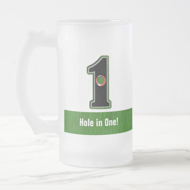 Golfers Hole in One. Luck or Skill? Travel Mug (Left)