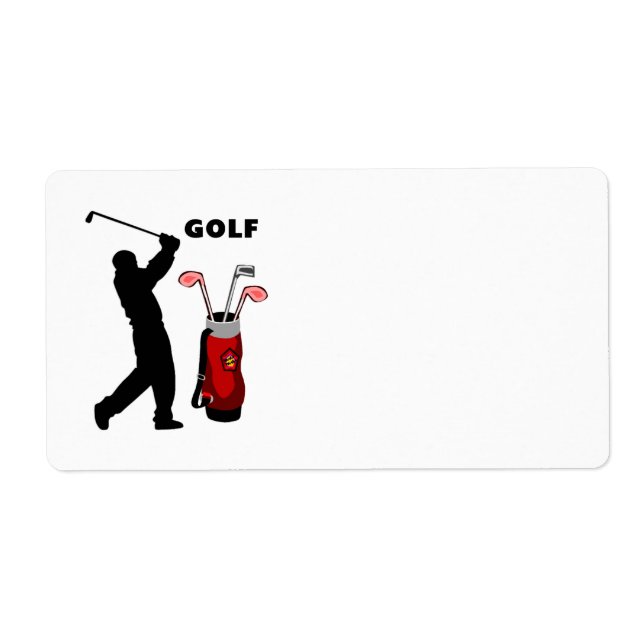 Golfers Label (Front)