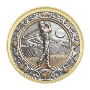 Golfer's Lapel Pin