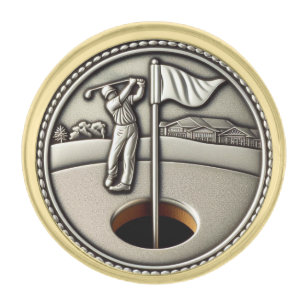 Golfer's Lapel Pin