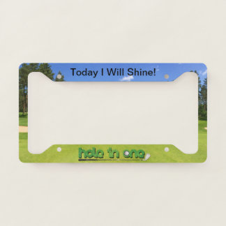 Golfer's License Plate Frame