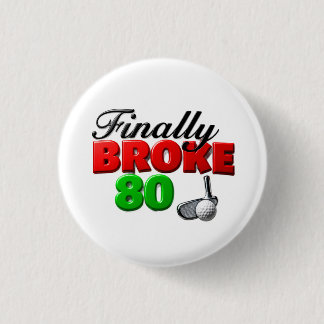 Golfers milestone golf score button