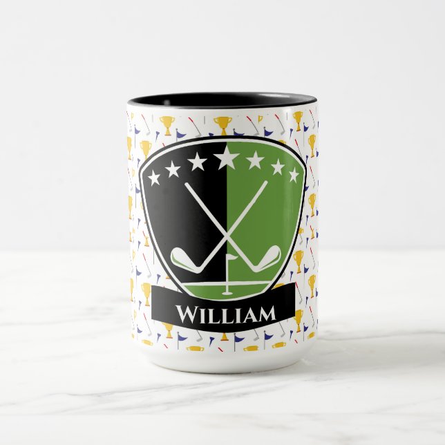 Golfers Monogram  Mug (Center)