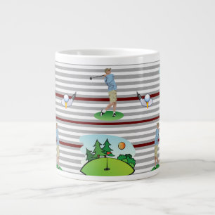 Golfers Mug, Golfing is my Life! Giant Coffee Mug