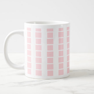 Golfers Mug, Golfing is my Life! Pink White Square Giant Coffee Mug