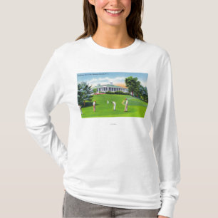 Golfers on McGregor Golf Links Scene T-Shirt