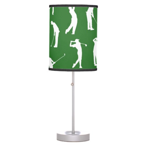 Golfers on the Fairway Table Lamp