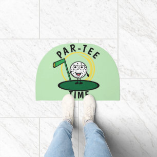 Golfers Par-Tee Time Doormat