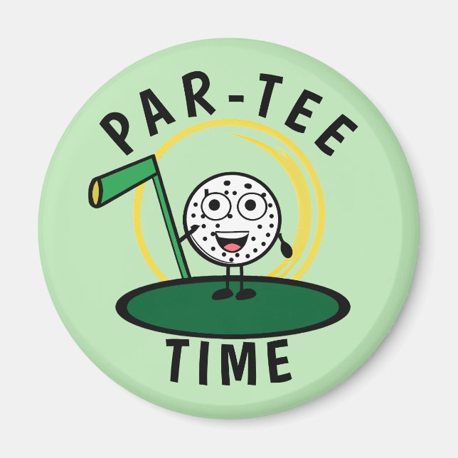 Golfers Par-Tee Time Magnet (Front)