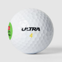 Funny Golfer's Personal Gift Golf Balls, Zazzle in 2023