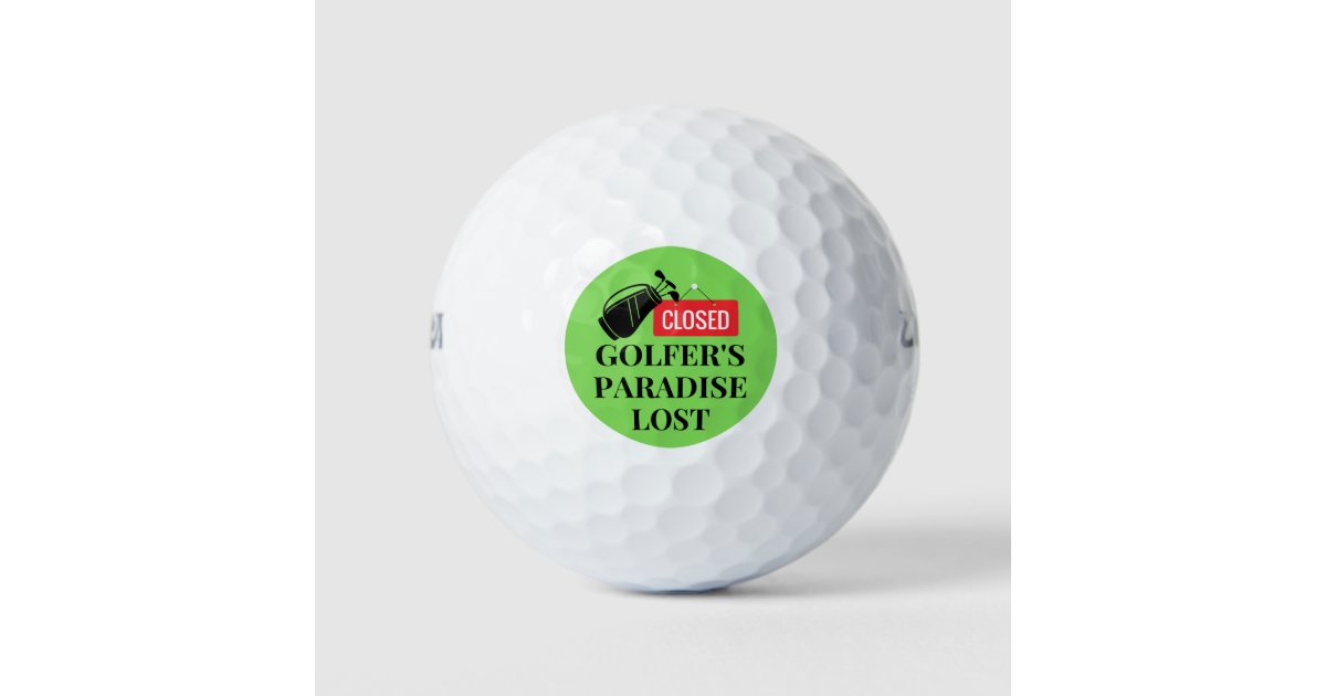 Funny Golfer's Personal Gift Golf Balls, Zazzle in 2023