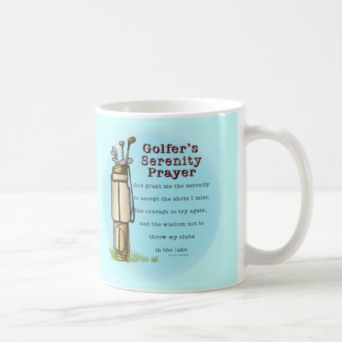 Golfers Prayer Coffee Mug