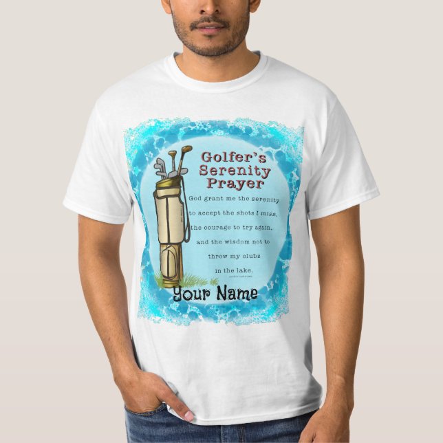 Golfers Prayer  T-Shirt (Front)