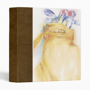 Golfers Scrapbook Binder
