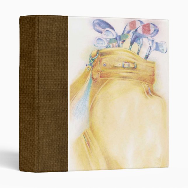 Golfers Scrapbook Binder (Front/Spine)