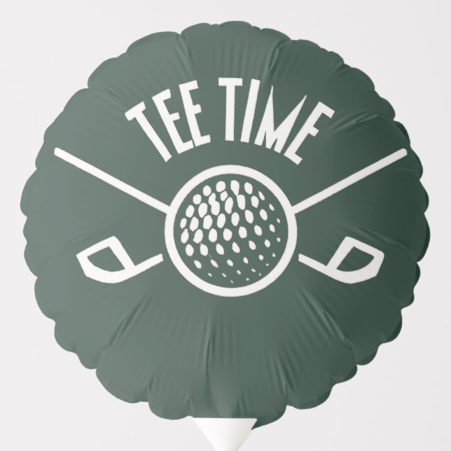 Golfers Tee Time Balloon (Front)