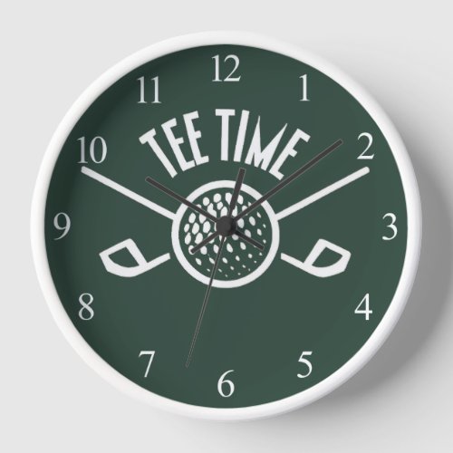 Golfers Tee Time Clock