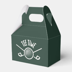 Golfers Tee Time Favor Boxes