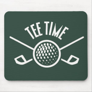 Golfers Tee Time Mouse Pad