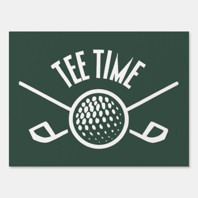 Golfers Tee Time Sign (Front)