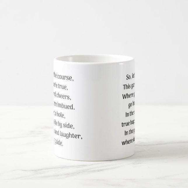  Golfer's thrill Color Morph Mug (Center)