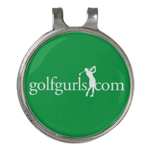 GolfGurls Hat Clip/Green Ball Marker Golf Hat Clip