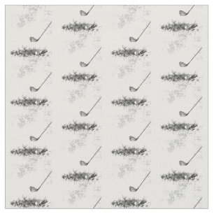 Golfing art for the avid Golfer Fabric