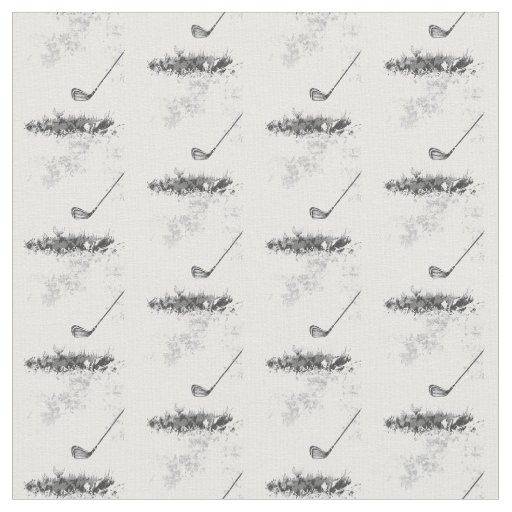Golfing art for the avid Golfer Fabric