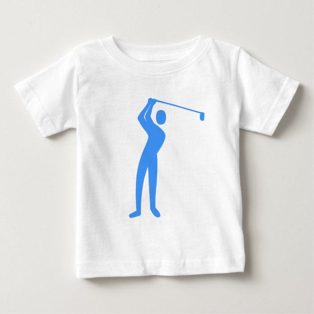 Golfing - Baby Blue T-Shirt (Front)