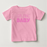 Golfing Baby Girl T-shirts or Infant One Piece