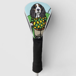 GOLFING BASSET GOLF HEAD COVER