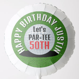 Golfing Birthday Bash Balloon