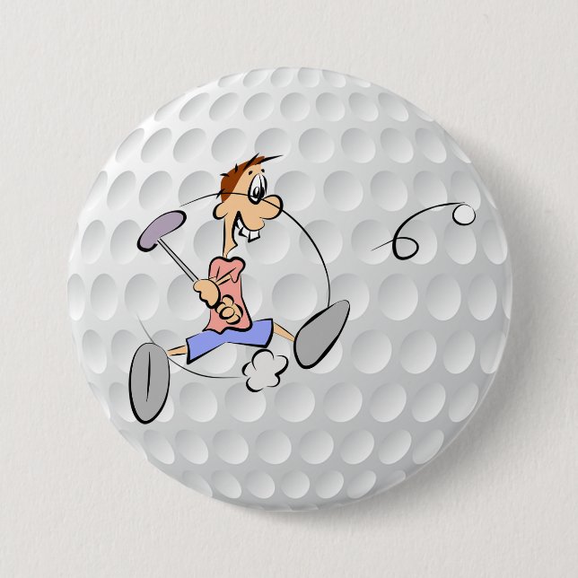 Golfing Button (Front)