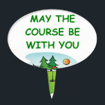 golfing cake topper<br><div class="desc">Cake Topper</div>
