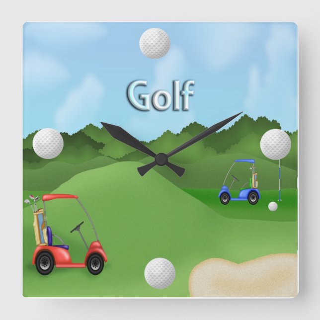 Golfing Clock (Front)
