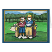 Golfing Couple (Front Horizontal)