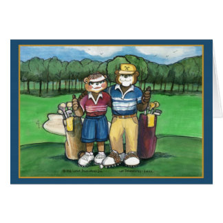 Golfing Couple Cards