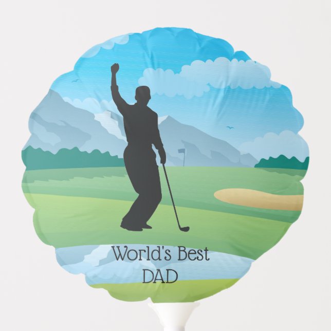 Golfing Design Balloon (Front)