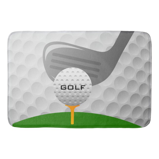 Golfing Design Bath Mat (Front)