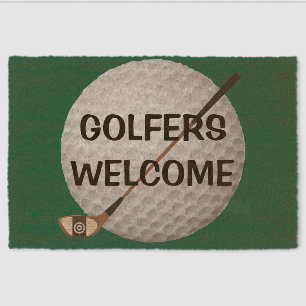 Golfing Design Coir DoorMat Fiber Doormat