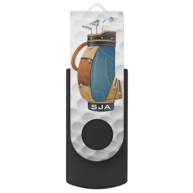 Golfing Design Flash Drive (Front Vertical)