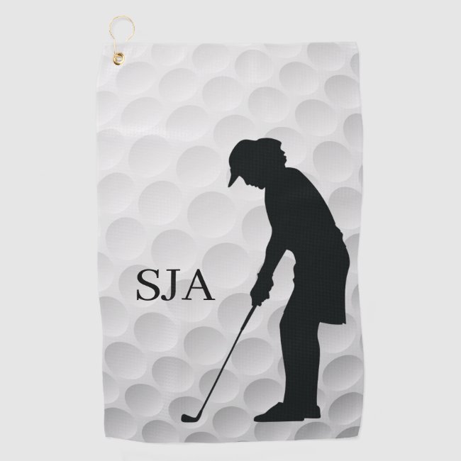 Golfing Design Golf Towel
