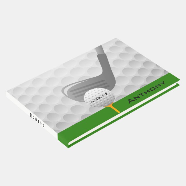 Golfing Design Guest Book