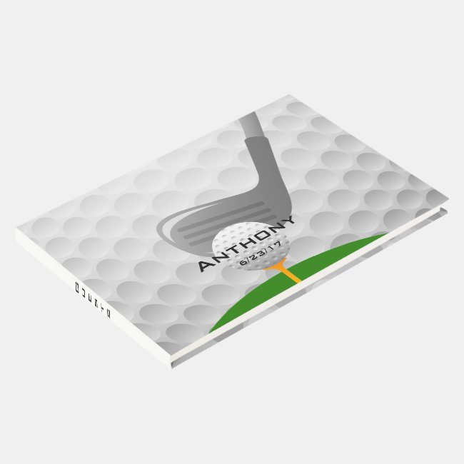 Golfing Design Guest Book