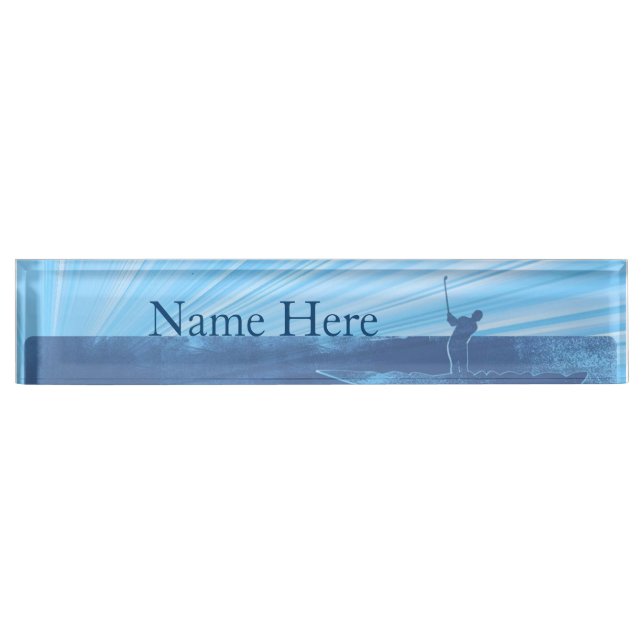 Golfing Desk Name Plate (Front)